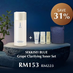 Sekkisei Blue Grape Clarifying Toner Set